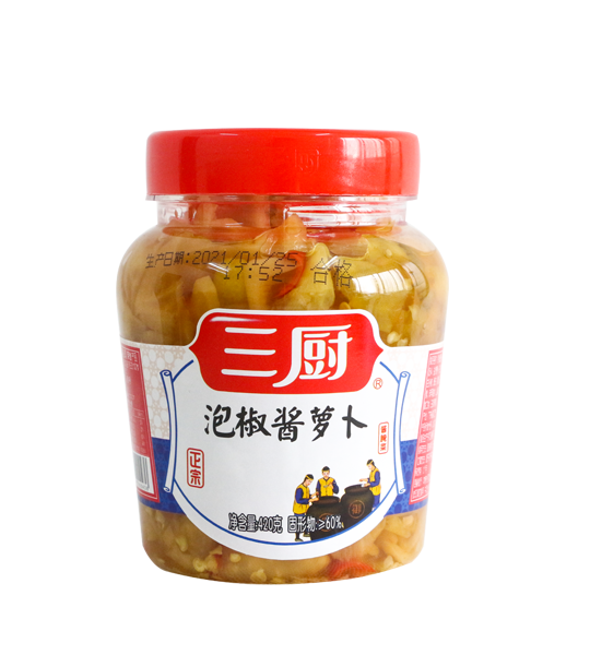 泡椒酱萝卜 420g